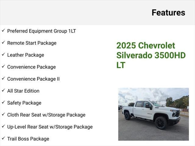 new 2025 Chevrolet Silverado 3500 car, priced at $64,332