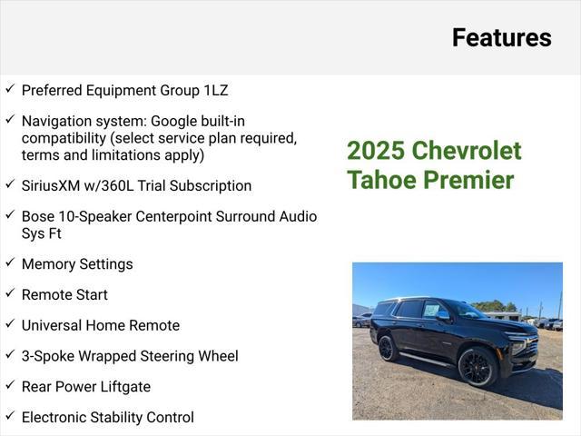 new 2025 Chevrolet Tahoe car, priced at $77,944