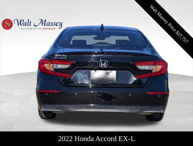 used 2022 Honda Accord car, priced at $27,757