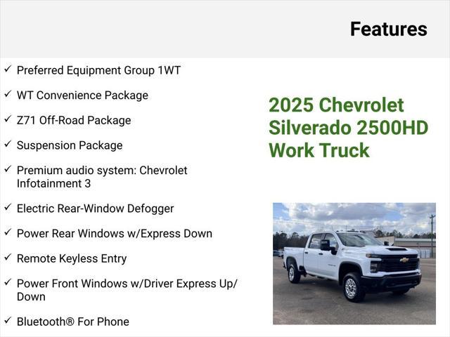 new 2025 Chevrolet Silverado 2500 car, priced at $53,385