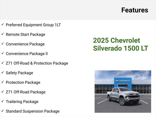 new 2025 Chevrolet Silverado 1500 car, priced at $55,463