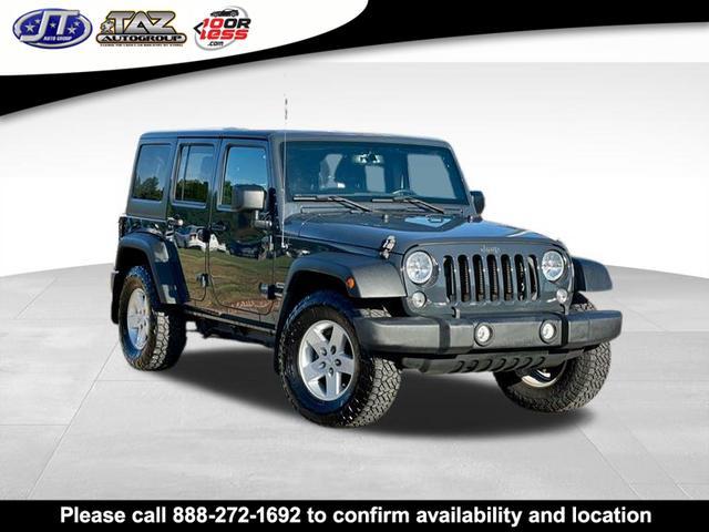 used 2018 Jeep Wrangler JK Unlimited car, priced at $20,299