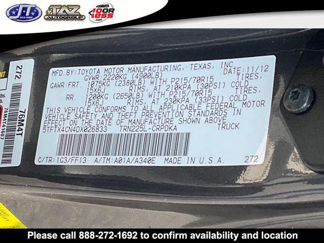 used 2013 Toyota Tacoma car, priced at $17,887