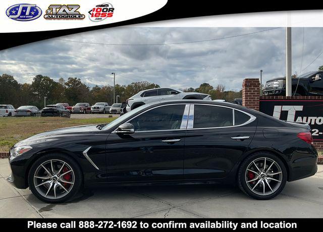 used 2021 Genesis G70 car, priced at $27,700