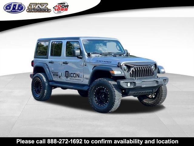 used 2018 Jeep Wrangler Unlimited car, priced at $31,724