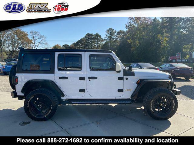 used 2018 Jeep Wrangler Unlimited car, priced at $28,976