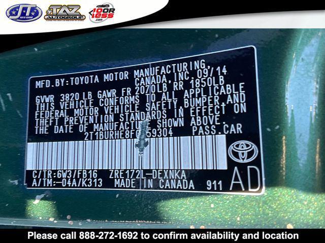 used 2015 Toyota Corolla car, priced at $13,799