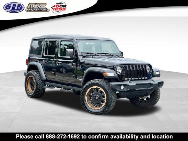 used 2021 Jeep Wrangler Unlimited car, priced at $31,999