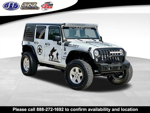 used 2017 Jeep Wrangler Unlimited car, priced at $21,999