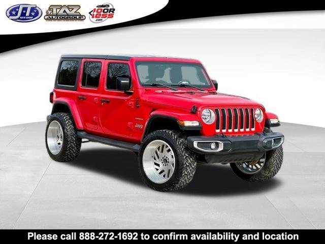 used 2018 Jeep Wrangler Unlimited car, priced at $30,498