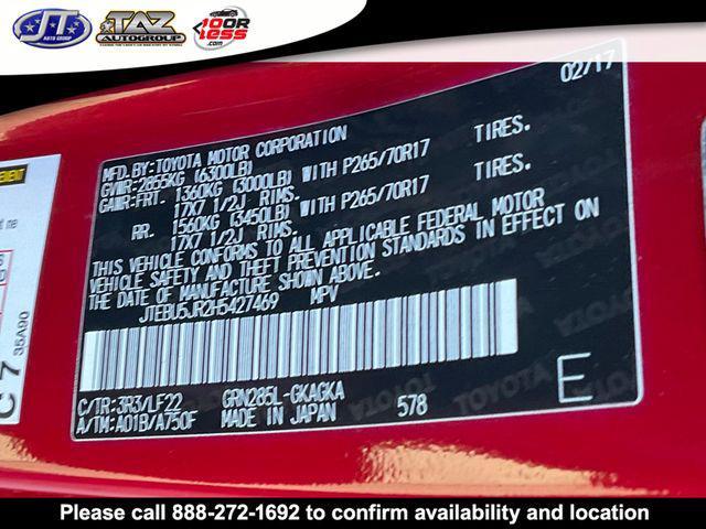 used 2017 Toyota 4Runner car, priced at $27,746