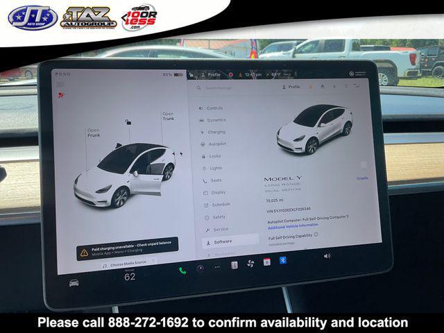 used 2020 Tesla Model Y car, priced at $24,550