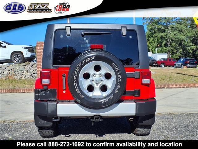 used 2013 Jeep Wrangler Unlimited car, priced at $13,827