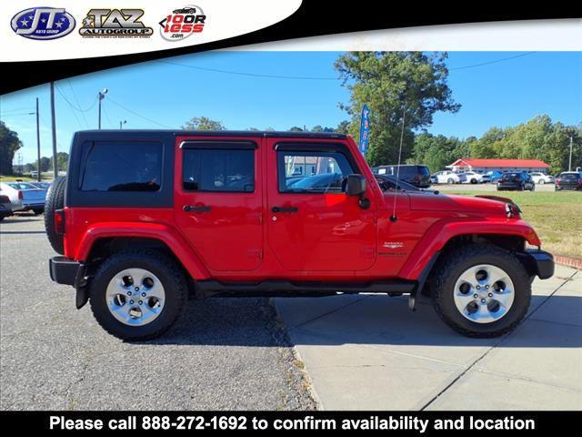 used 2013 Jeep Wrangler Unlimited car, priced at $13,827