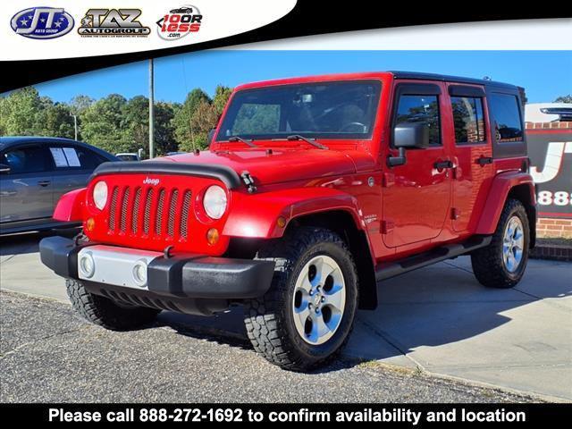 used 2013 Jeep Wrangler Unlimited car, priced at $13,827