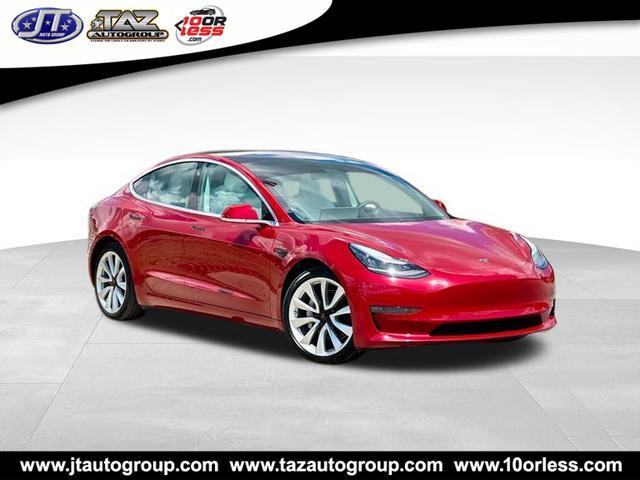 used 2018 Tesla Model 3 car, priced at $19,989