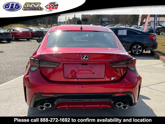 used 2022 Lexus RC F car, priced at $60,388