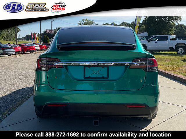 used 2018 Tesla Model X car, priced at $23,875
