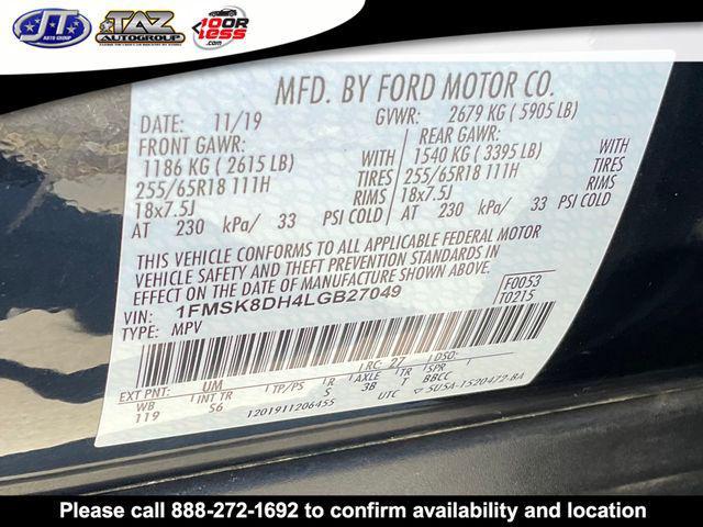 used 2020 Ford Explorer car, priced at $19,977