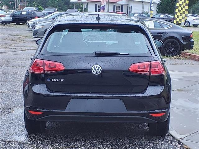 used 2016 Volkswagen e-Golf car, priced at $9,998