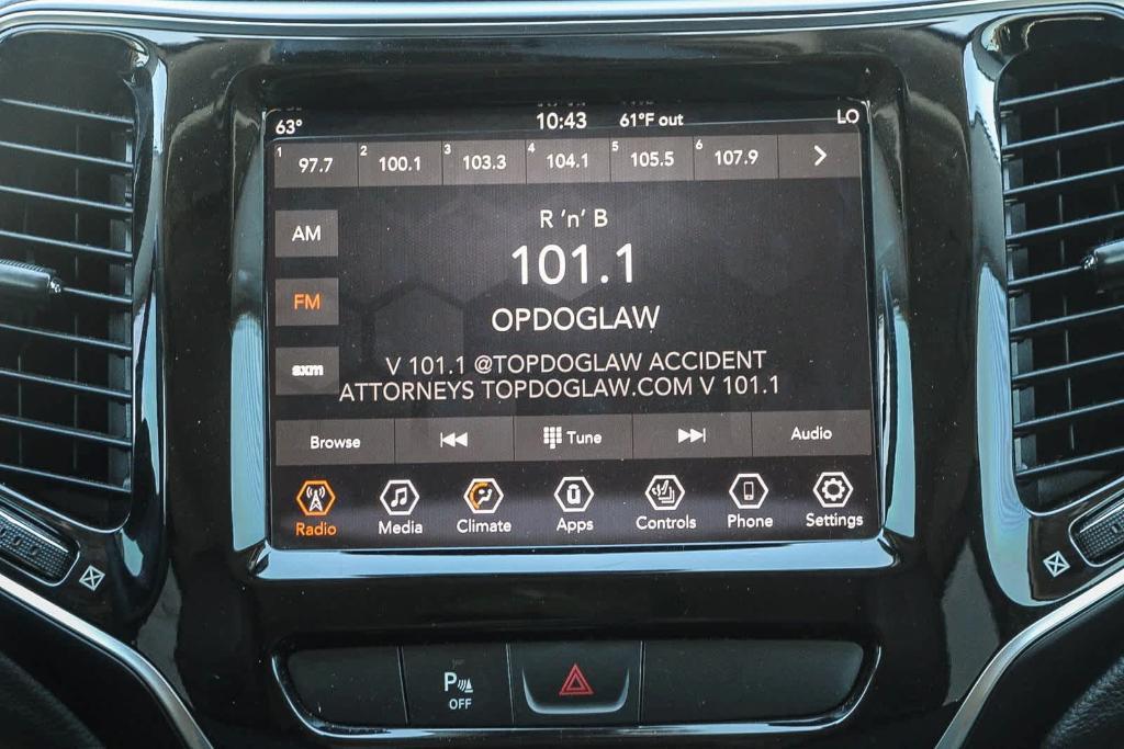 used 2019 Jeep Cherokee car, priced at $17,384
