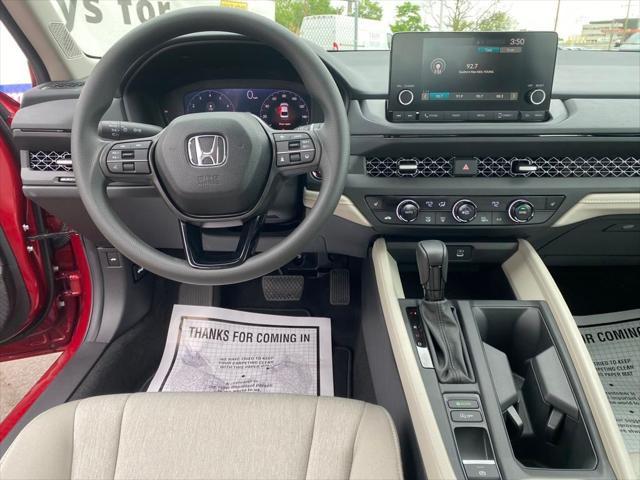 new 2025 Honda Accord car, priced at $31,330