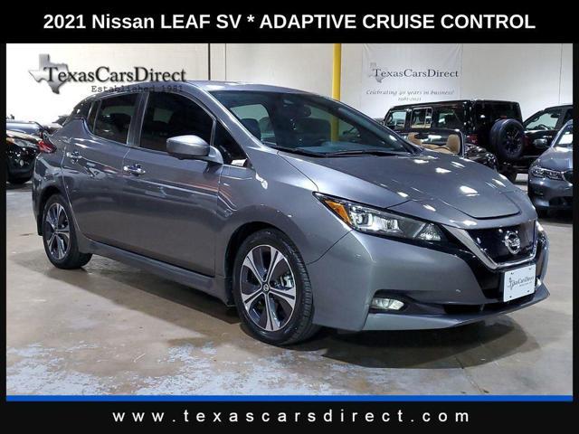 used 2021 Nissan Leaf car, priced at $13,883