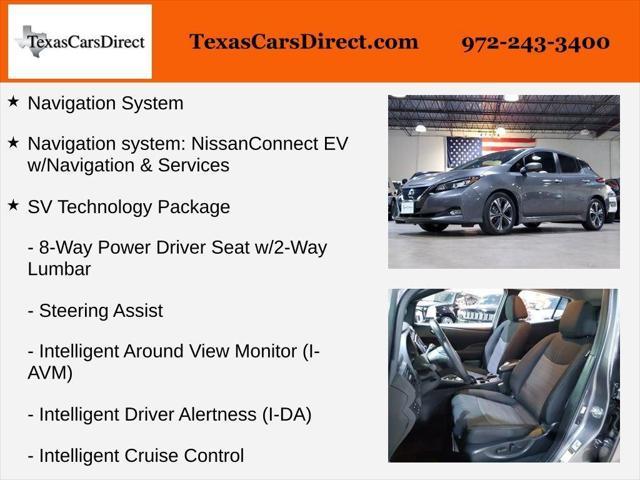 used 2021 Nissan Leaf car, priced at $13,883
