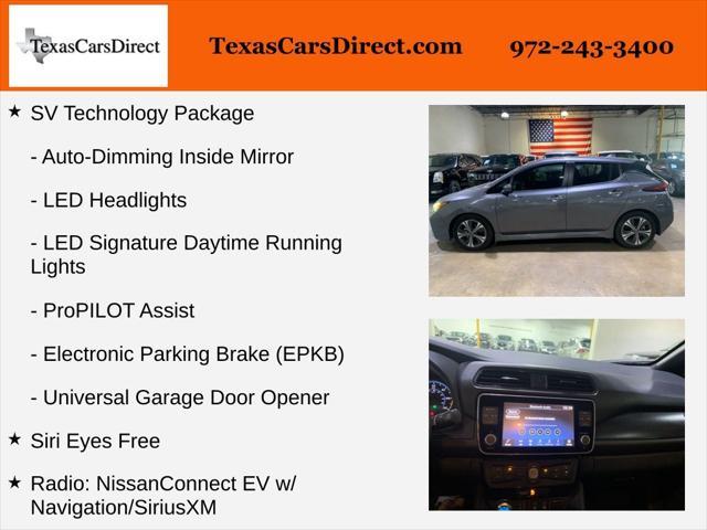 used 2021 Nissan Leaf car, priced at $14,822
