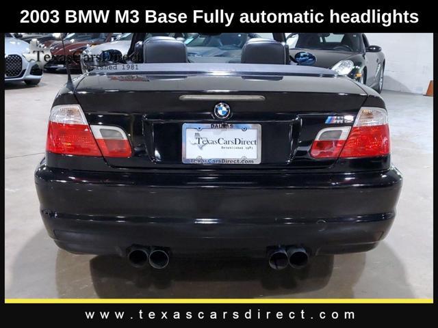 used 2003 BMW M3 car, priced at $19,887