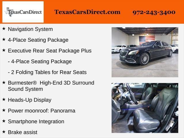 used 2020 Mercedes-Benz Maybach S 560 car, priced at $57,988