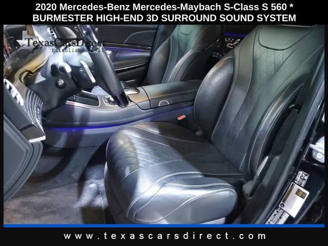 used 2020 Mercedes-Benz Maybach S 560 car, priced at $59,995