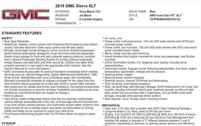 used 2019 GMC Sierra 1500 car, priced at $32,531