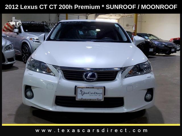 used 2012 Lexus CT 200h car, priced at $12,951