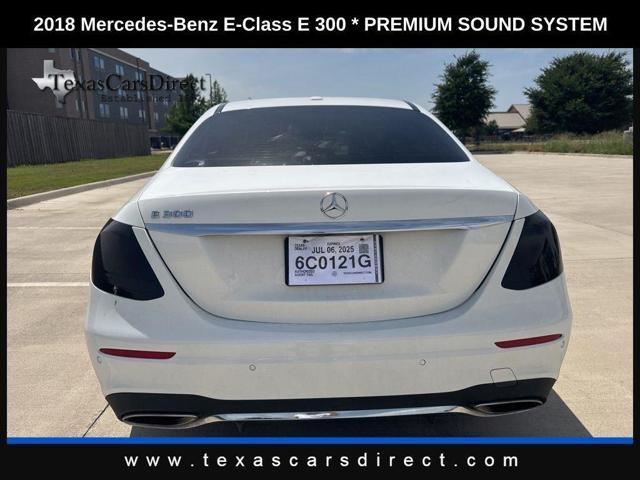 used 2018 Mercedes-Benz E-Class car, priced at $19,485