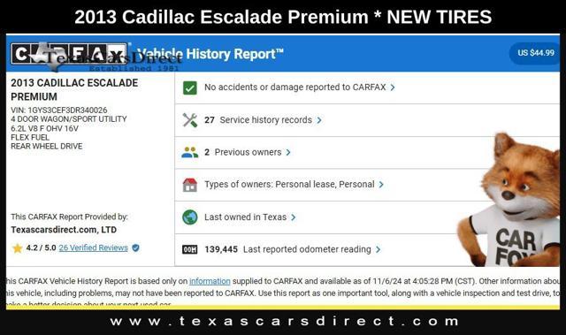 used 2013 Cadillac Escalade car, priced at $14,874