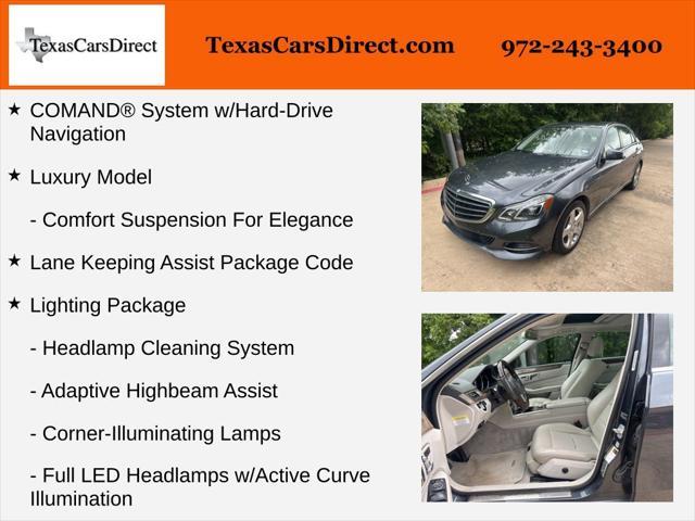 used 2014 Mercedes-Benz E-Class car, priced at $13,987