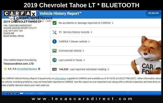 used 2019 Chevrolet Tahoe car, priced at $18,899