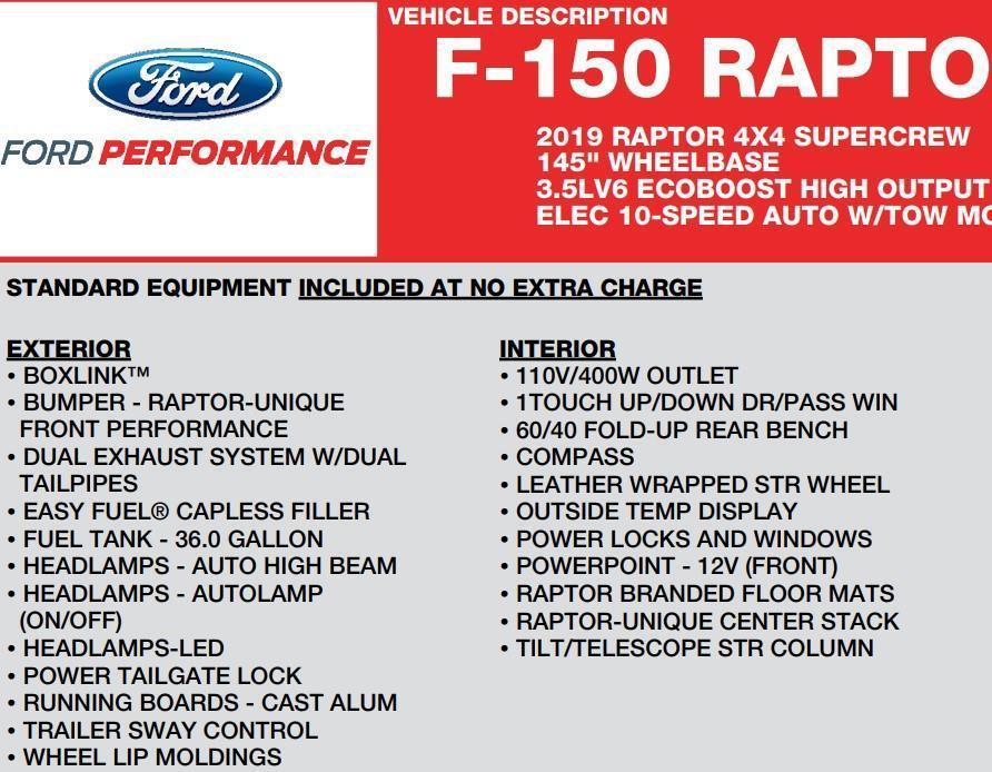 used 2019 Ford F-150 car, priced at $35,900
