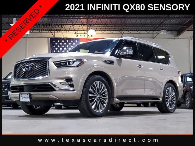 used 2021 INFINITI QX80 car, priced at $43,410