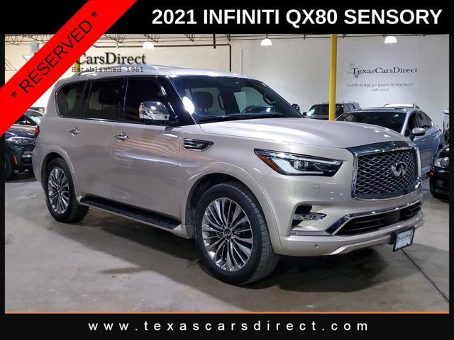 used 2021 INFINITI QX80 car, priced at $43,410