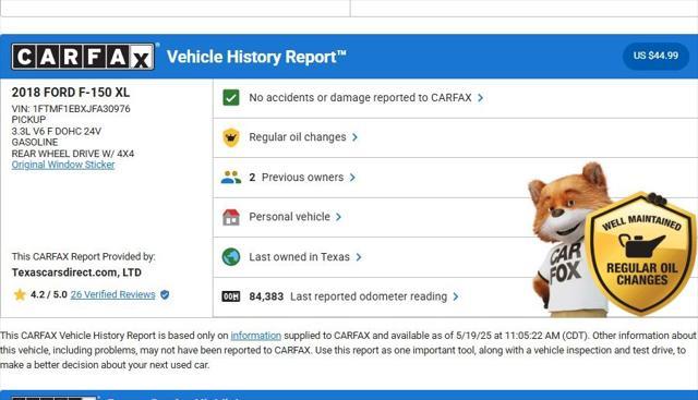 used 2018 Ford F-150 car, priced at $20,994