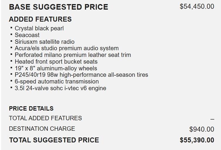 used 2015 Acura RLX car, priced at $17,900