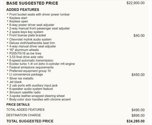 used 2017 Chevrolet Trax car, priced at $11,829