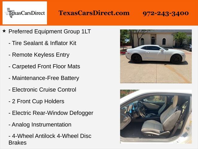 used 2015 Chevrolet Camaro car, priced at $12,988