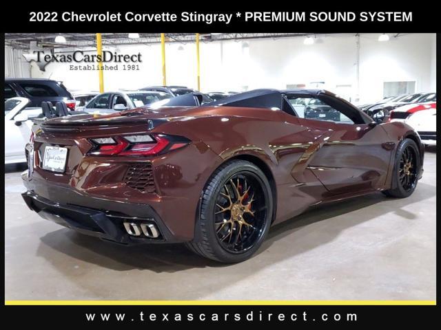 used 2022 Chevrolet Corvette car, priced at $77,991