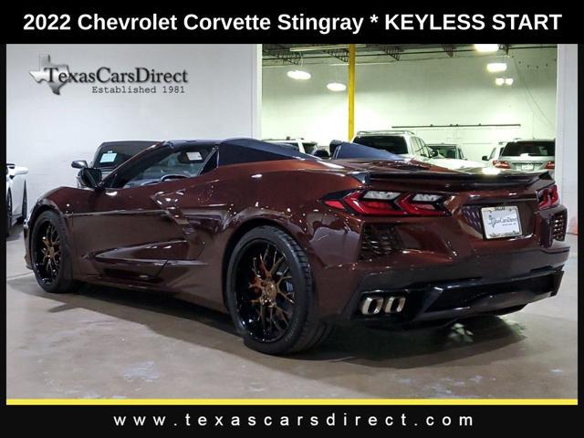 used 2022 Chevrolet Corvette car, priced at $77,991