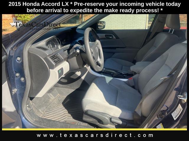 used 2015 Honda Accord car, priced at $13,499