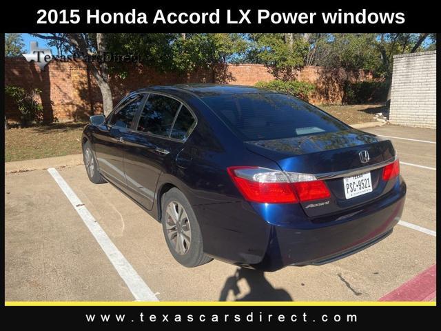 used 2015 Honda Accord car, priced at $13,499