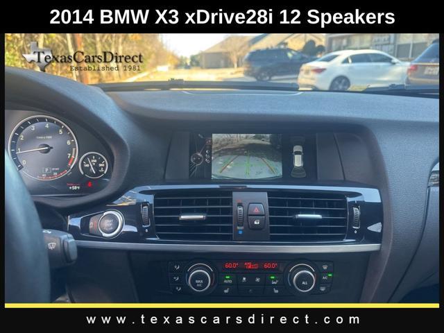 used 2014 BMW X3 car, priced at $9,460